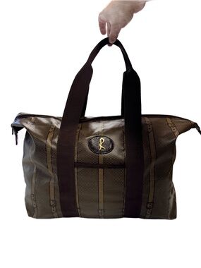 Roberta di Camerino Trompe D’Oiel Illusion Belt Weekender Duffel Bag